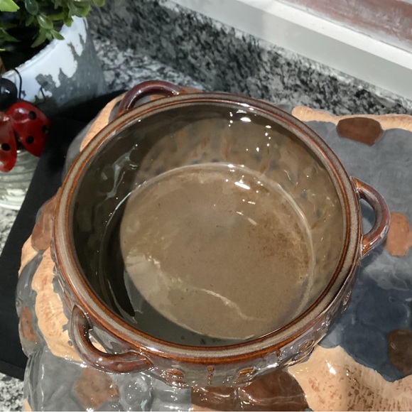 Beautiful, Large & Like New Ceramic Crafted Candle Holder - Planter - Very Nice - Picture 6 of 12